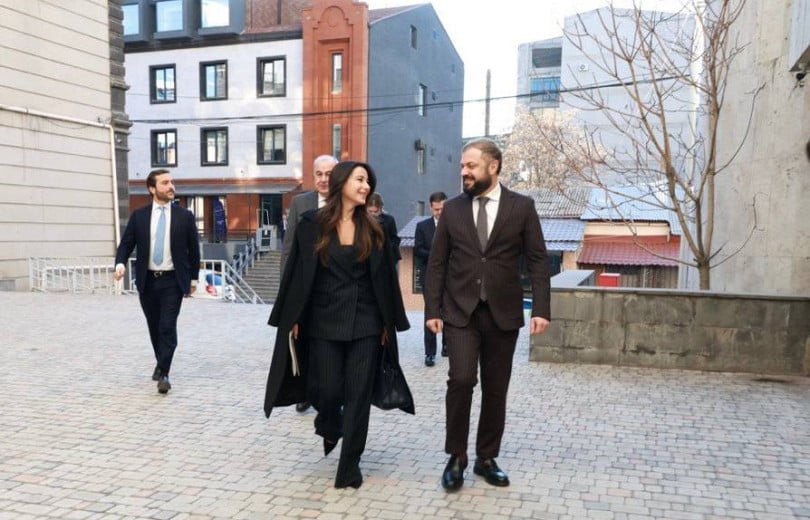 La ministre géorgienne de l&rsquo;Économie et du Développement durable est en visite en Arménie à l&rsquo;invitation de son homologue arménien Gevorg Papoyan