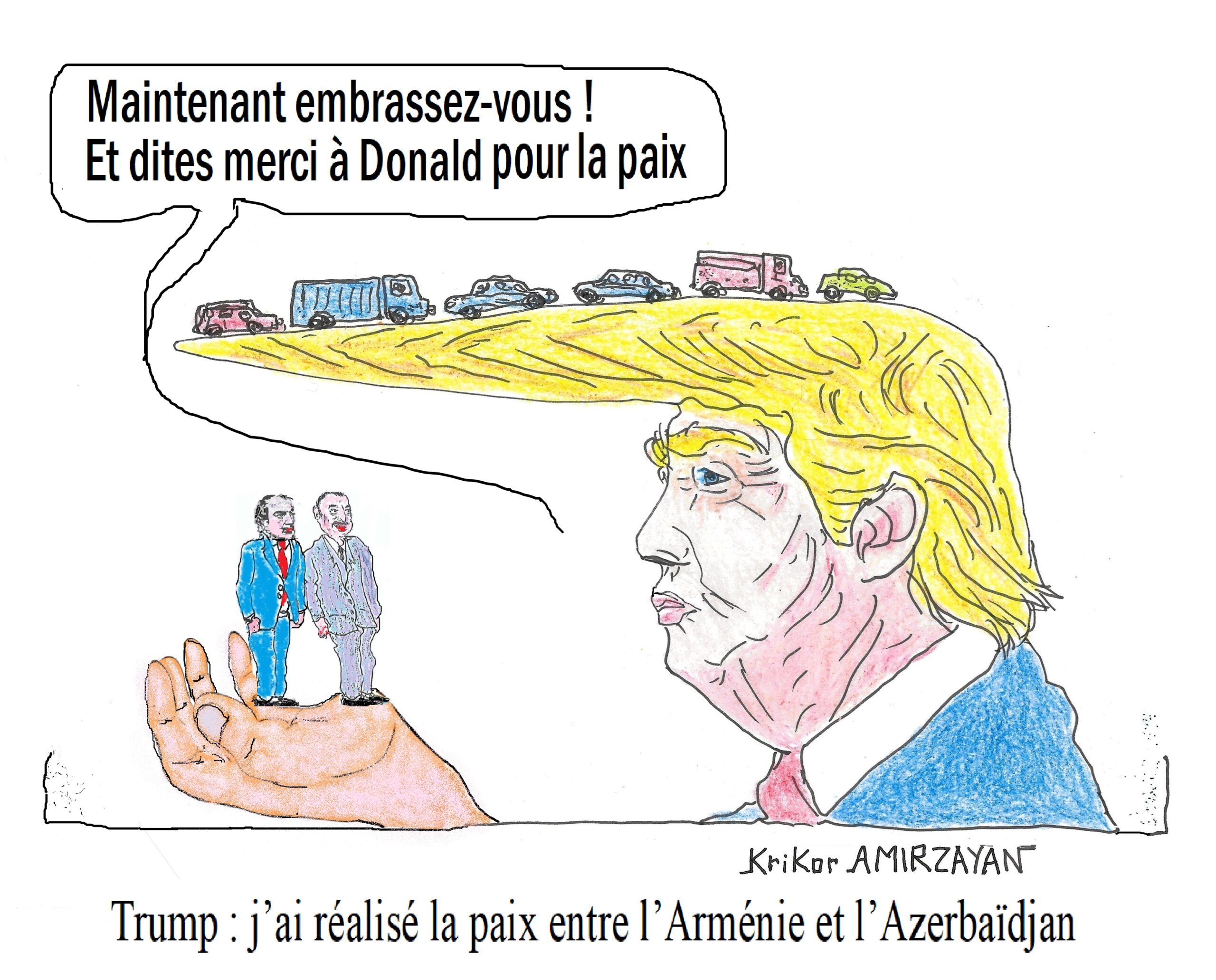 Le président américain Donald Trump a évoqué les relations arméno-azerbaïdjanaises et sa contribution à la paix