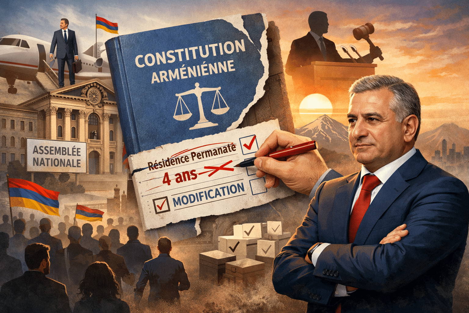 DECRYPTAGE – L’intrigue constitutionnelle du choix arménien, par Hakob Badalyan