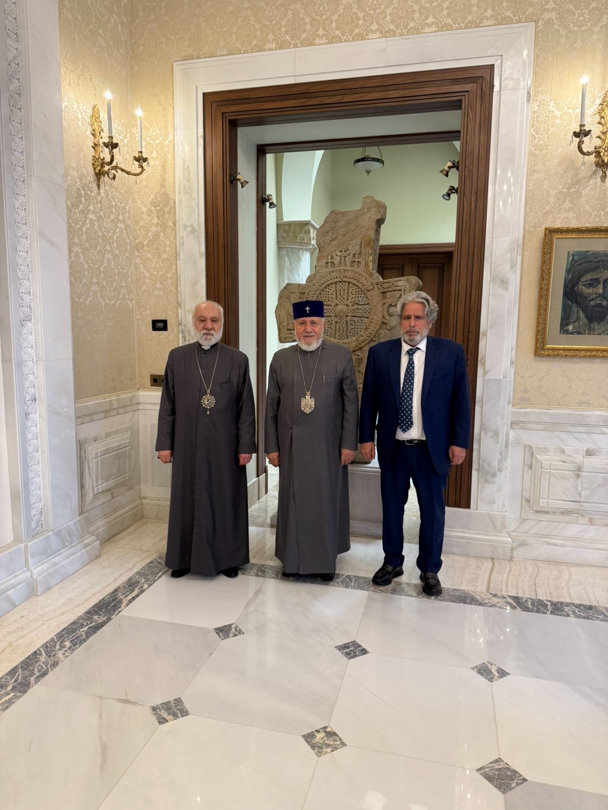 Robert Amterdam :  l&rsquo;honneur de rencontrer Sa Sainteté le Catholicos Karekin II