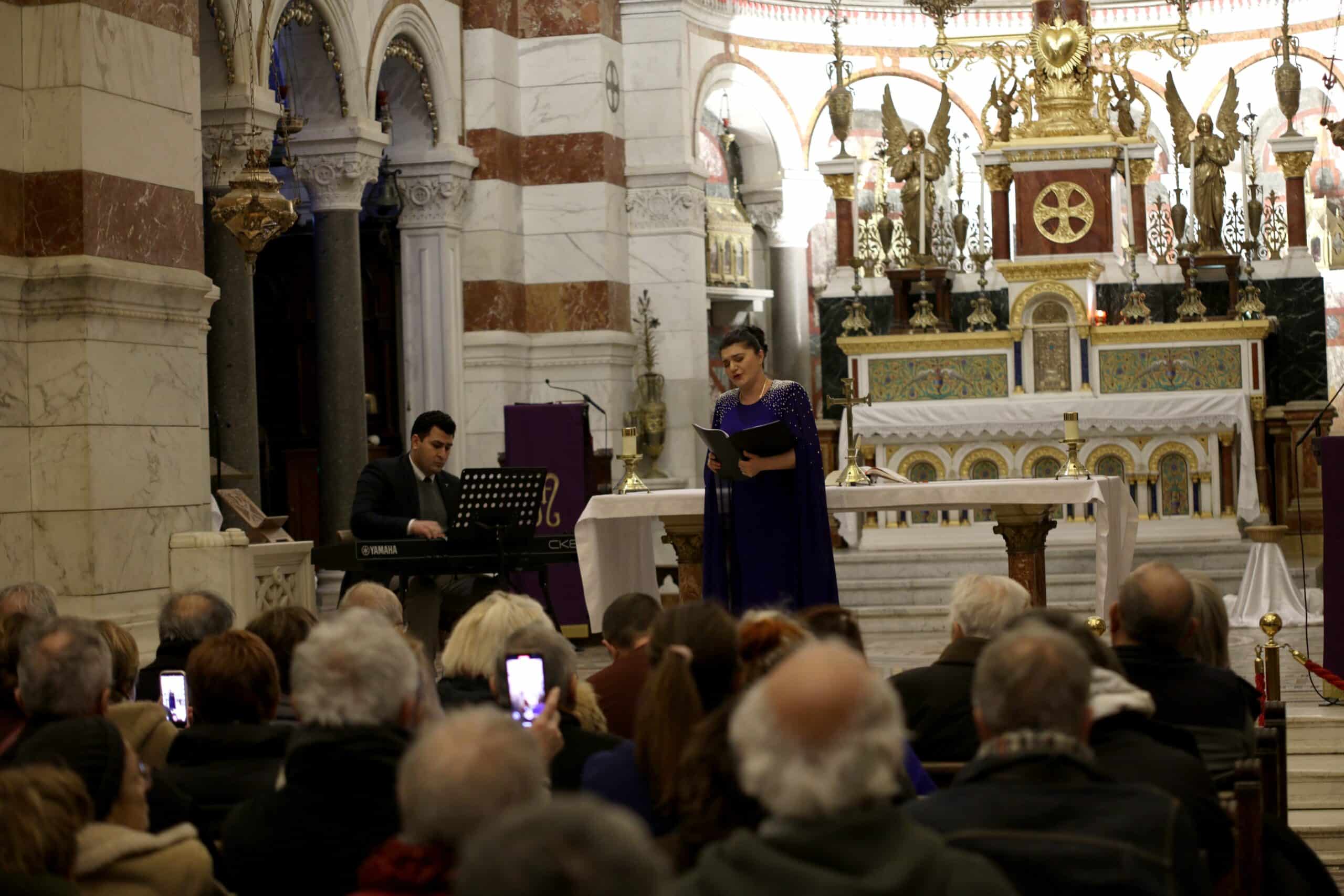 Un concert de musique sacrée organisé le 21 février dernier dans le cadre de l’exposition « Trésors arméniens, 1512-1828 » en la basilique de Notre Dame de la Garde