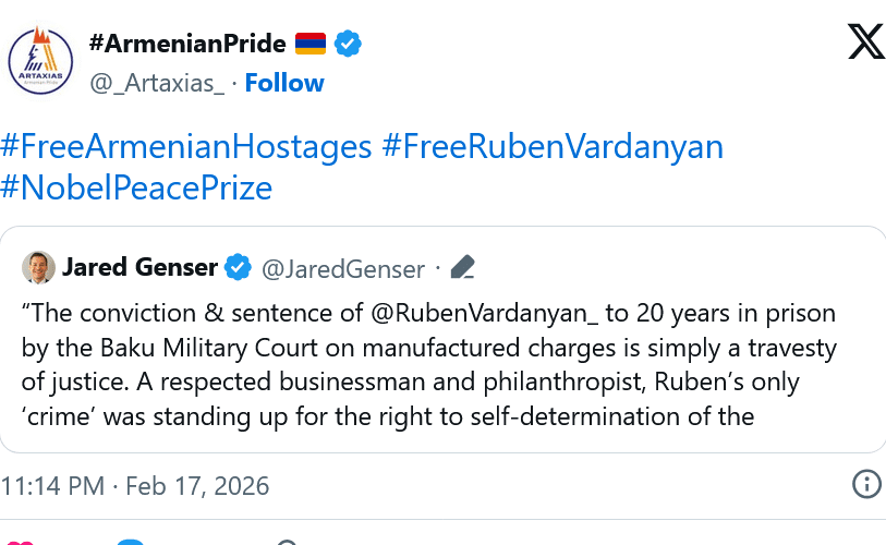 ArmenianPride : Libérez les otages arméniens