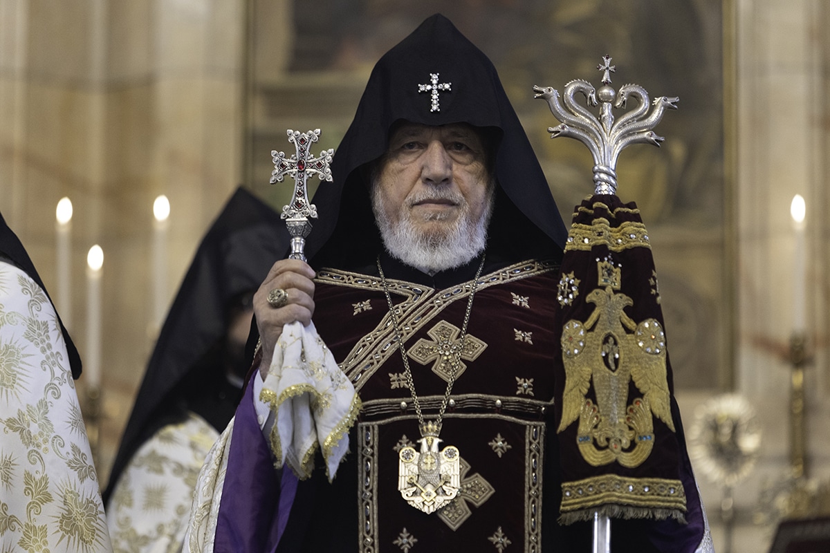 Le Catholicos de tous les Arméniens adresse un message de condoléances à l’occasion du décès du Catholicos-Patriarche de toute la Géorgie, Ilia II