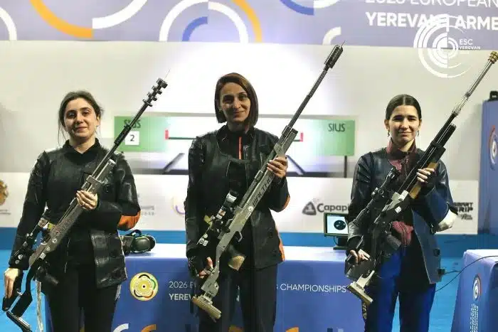 Championnats d’Europe de Tir à Yerevan : l’Arménie remporte ses premières médailles d’or