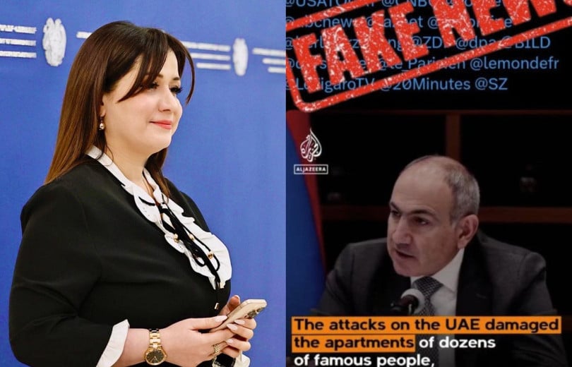 Le Premier ministre arménien Nikol Pachinian ne possède aucun bien immobilier aux Émirats arabes unis ni dans aucun autre pays indique Nazéli Baghdasaryan