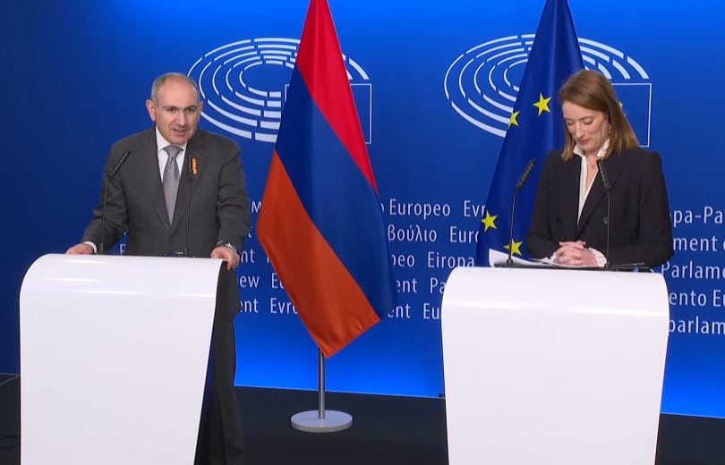 La paix est la seule garantie de sécurité, l&rsquo;armée est une réserve de sécurité l&rsquo;Arménie, et non un instrument déclare Nikol Pachinian au Parlement européen à Strasbourg