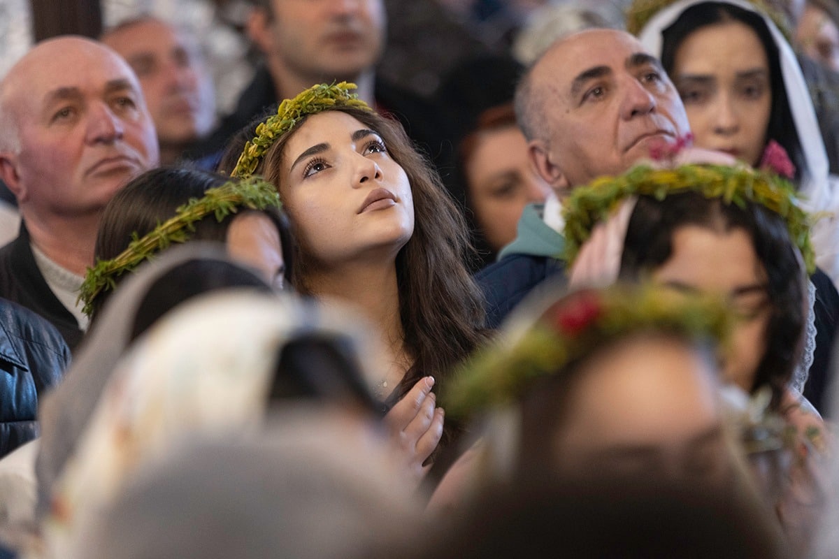 Dimanche des Rameaux au Saint-Siège d&rsquo;Etchmiadzine (Arménie) et Bénédiction des Enfants
