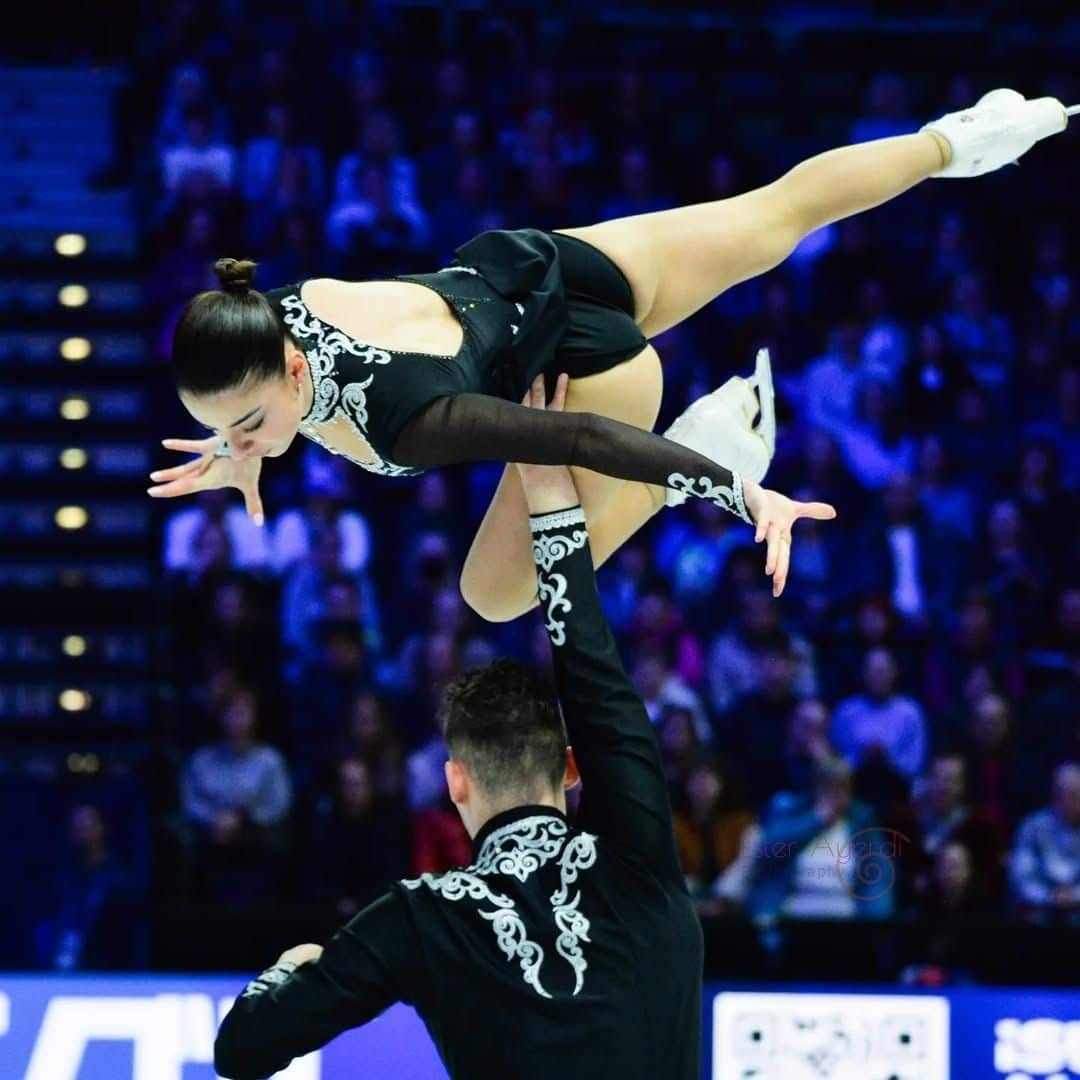 Karina Akopova et Nikita Rakhmanin (Arménie) terminent 8e des Championnats du monde de patinage artistique, historique pour l’Arménie