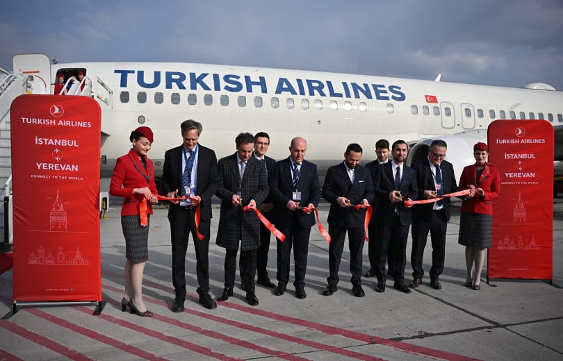Turkish Airlines a inauguré la liaison Istanbul-Yerevan-Istanbul