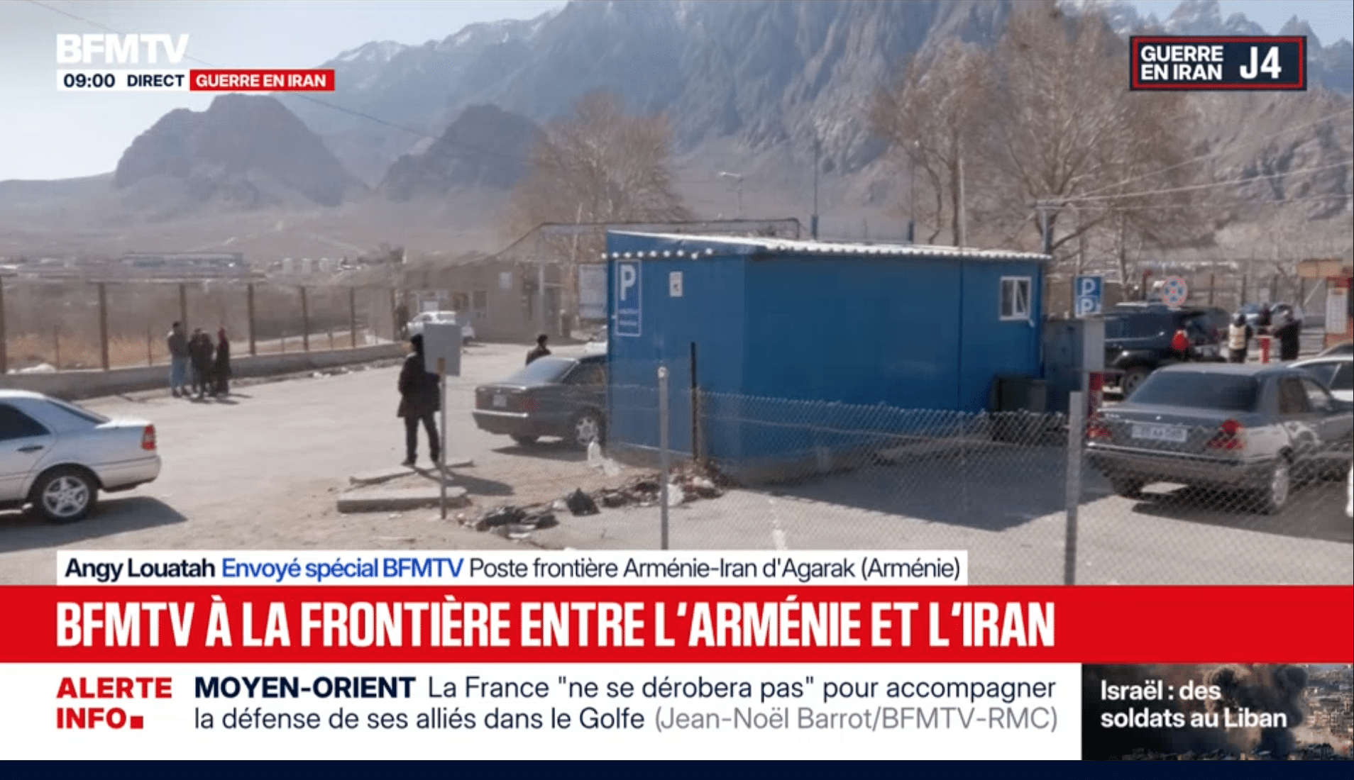 Flash : BFMTV à la frontière Armeno-Iranienne