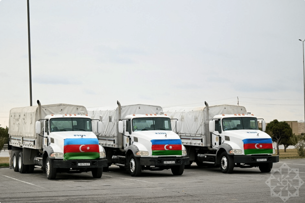 L&rsquo;Azerbaïdjan envoie une aide humanitaire à l&rsquo;Iran
