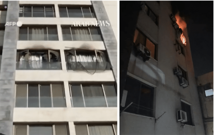 Israël bombarde un immeuble près du quartier de Bourdj Hammoud à Beyrouth