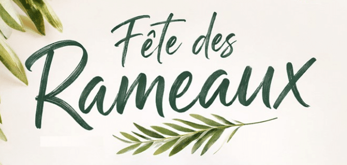 Fête et déjeuner des Rameaux le 29 mars à Sainte Croix