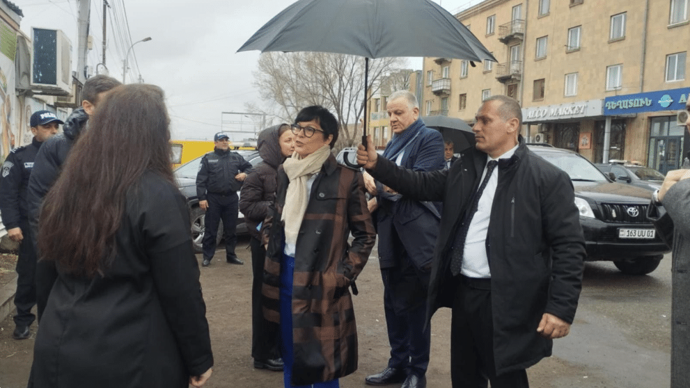 La commissaire européenne Marta Kos se rend dans la région de Shirak