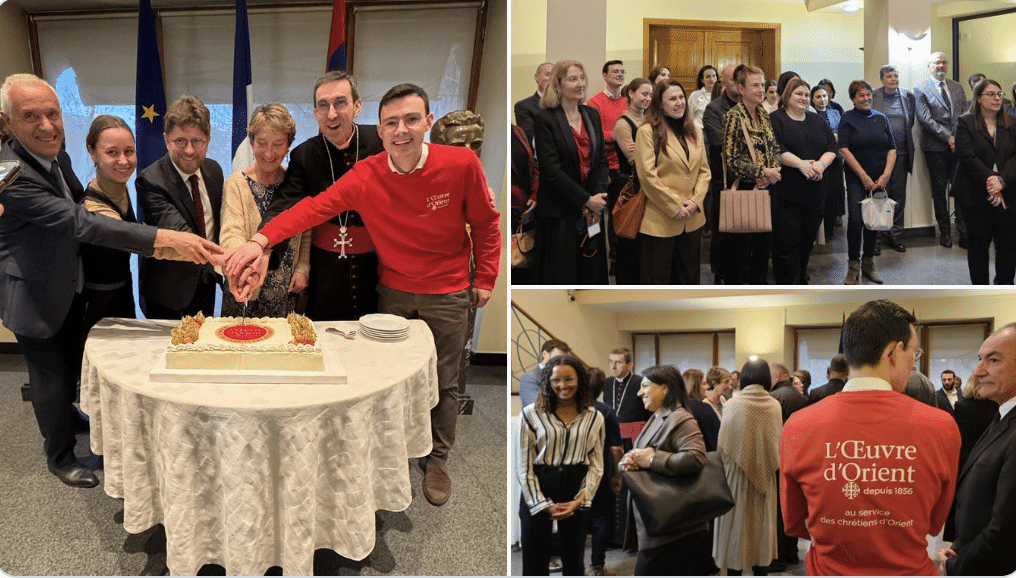 Olivier Decottignies : Nous avons fêté à l&rsquo;Ambassade les 170 ans de l&rsquo;Œuvre d&rsquo;Orient,