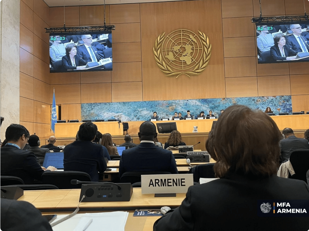 Le Conseil des droits de l&rsquo;homme de l&rsquo;ONU adopte la résolution de l&rsquo;Arménie sur la « prévention du génocide »