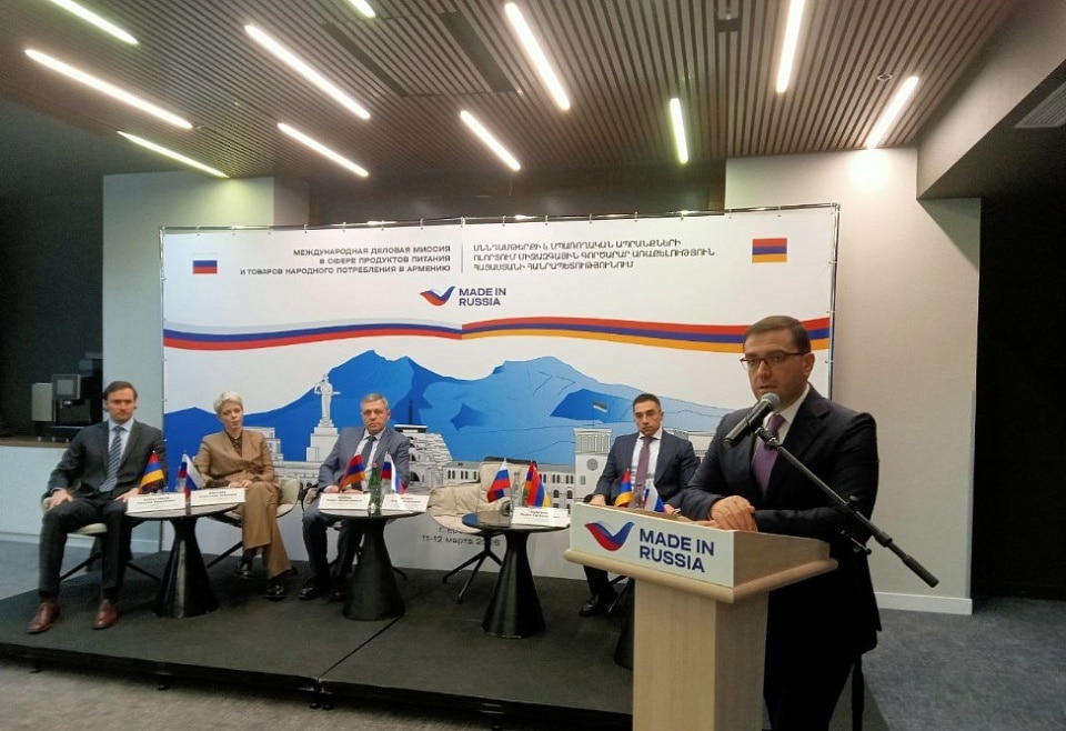 19 entreprises russes recherchent des partenaires en Arménie dans le cadre de la mission commerciale « Made in Russia » qui se déroule à Erevan