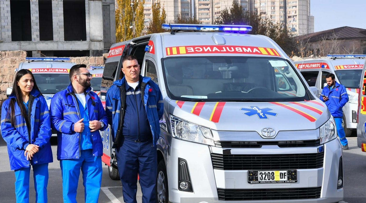 À compter d&rsquo;avril, le personnel médical ambulancier en Arménie bénéficiera d&rsquo;une augmentation de salaire de 20 %, et les chauffeurs, de 30 %