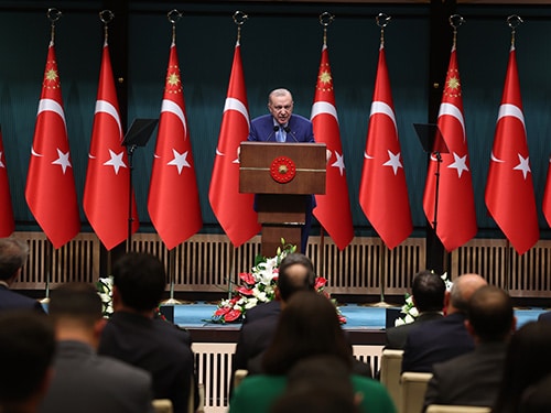 La guerre au Moyen-Orient « commence à affaiblir l&rsquo;Europe », affirme le  président turc Erdogan