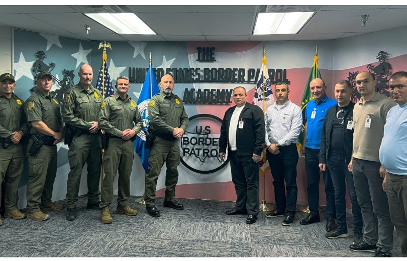 Des gardes-frontières d’Arménie se sont rendus aux États-Unis pour rencontrer leurs partenaires du Département d&rsquo;État et des douanes