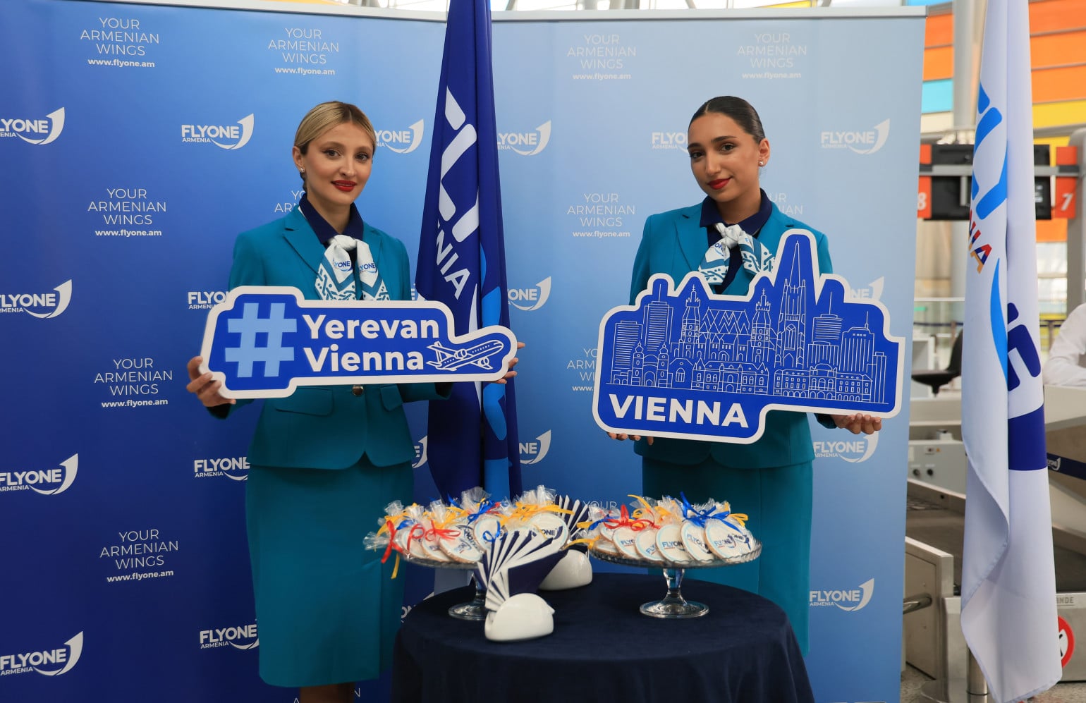 FlyOne Armenia a inauguré des vols directs réguliers Yerevan-Vienne-Yerevan