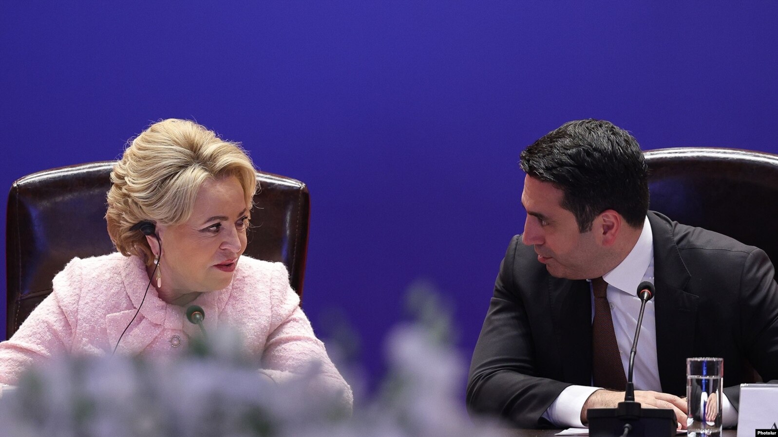 Le président du Parlement s&rsquo;entretient par téléphone avec son homologue russe