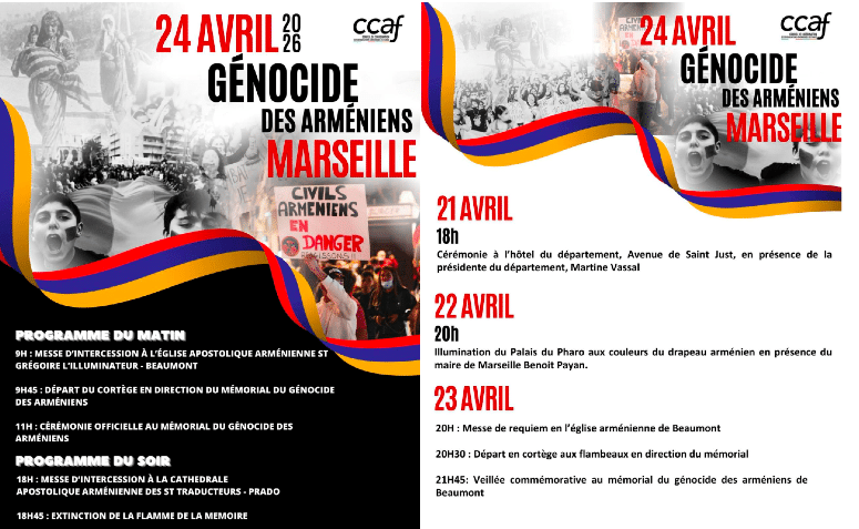 CCAF : programme des mobilisations pour le 24 avril à Marseille