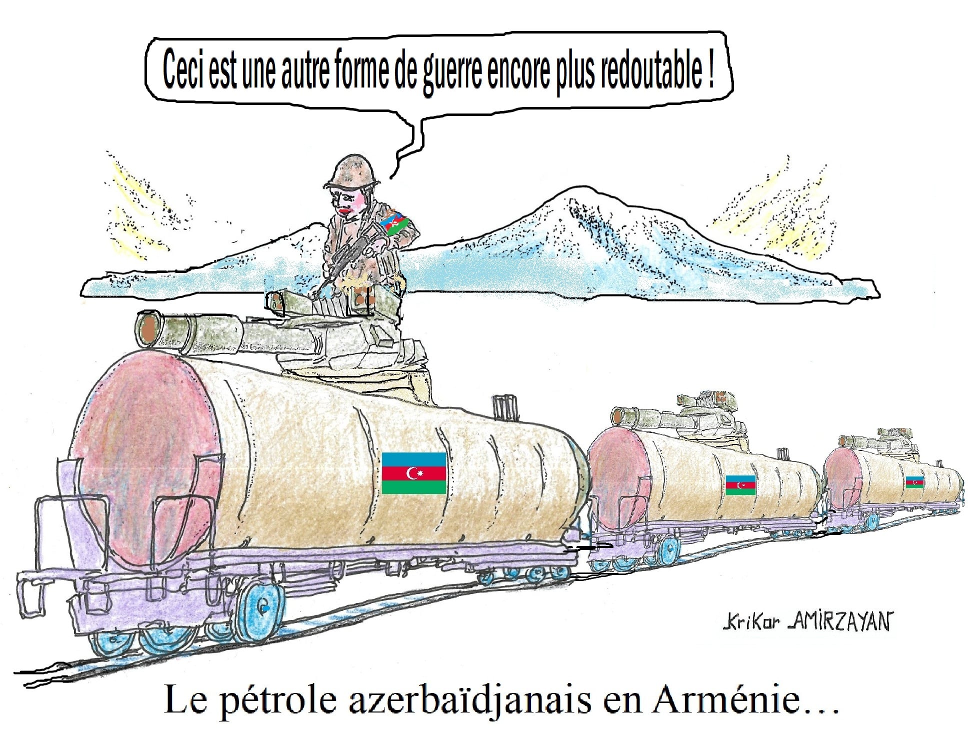 L&rsquo;Azerbaïdjan va livrer un nouveau chargement de 887 tonnes de gazole à l&rsquo;Arménie