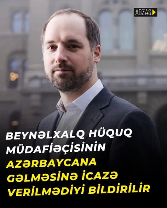 Manaf Jalilzade : FlorianIrminger se serait vu refuser un visa pour suivre les procédures judiciaires en cours en Azerbaïdjan