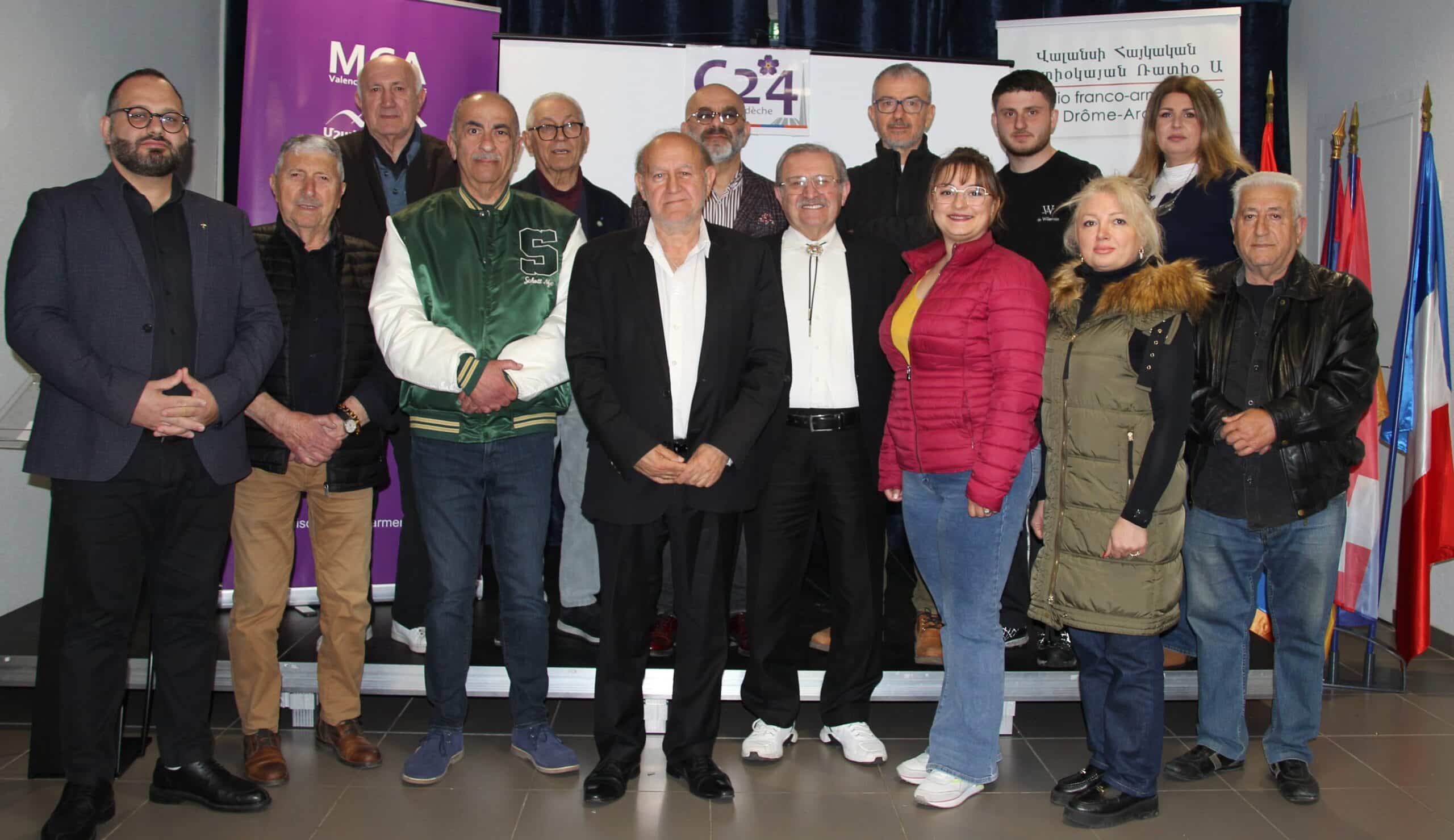 Le C24 Comité du 24 Avril Drôme-Ardèche présente le programme à Valence du 111e anniversaire du génocide des Arméniens les 23 et 24 avril