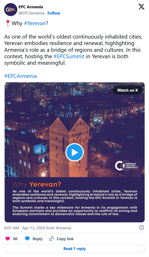EPC Armenia : Pourquoi Erevan ?