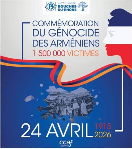 Dévoilement de la banderole du département des Bouches du Rhône le 21 avril