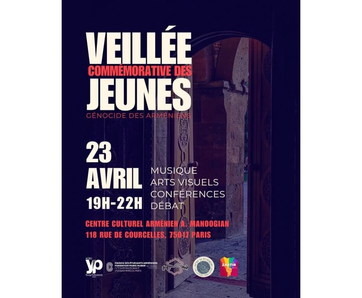 Les Associations de Jeunes organisent une veillée commémorative le 23 avril à Paris
