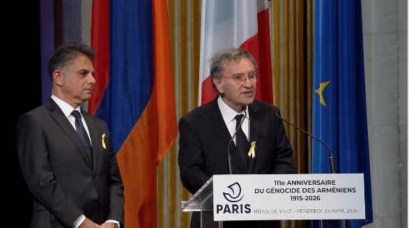 24 avril 2026 : discours d&rsquo;Ara Toranian à la mairie de Paris