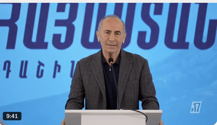 François Devedjian : Robert Kocharyan candidat de Poutine, de la corruption et de la soumission qui vont avec