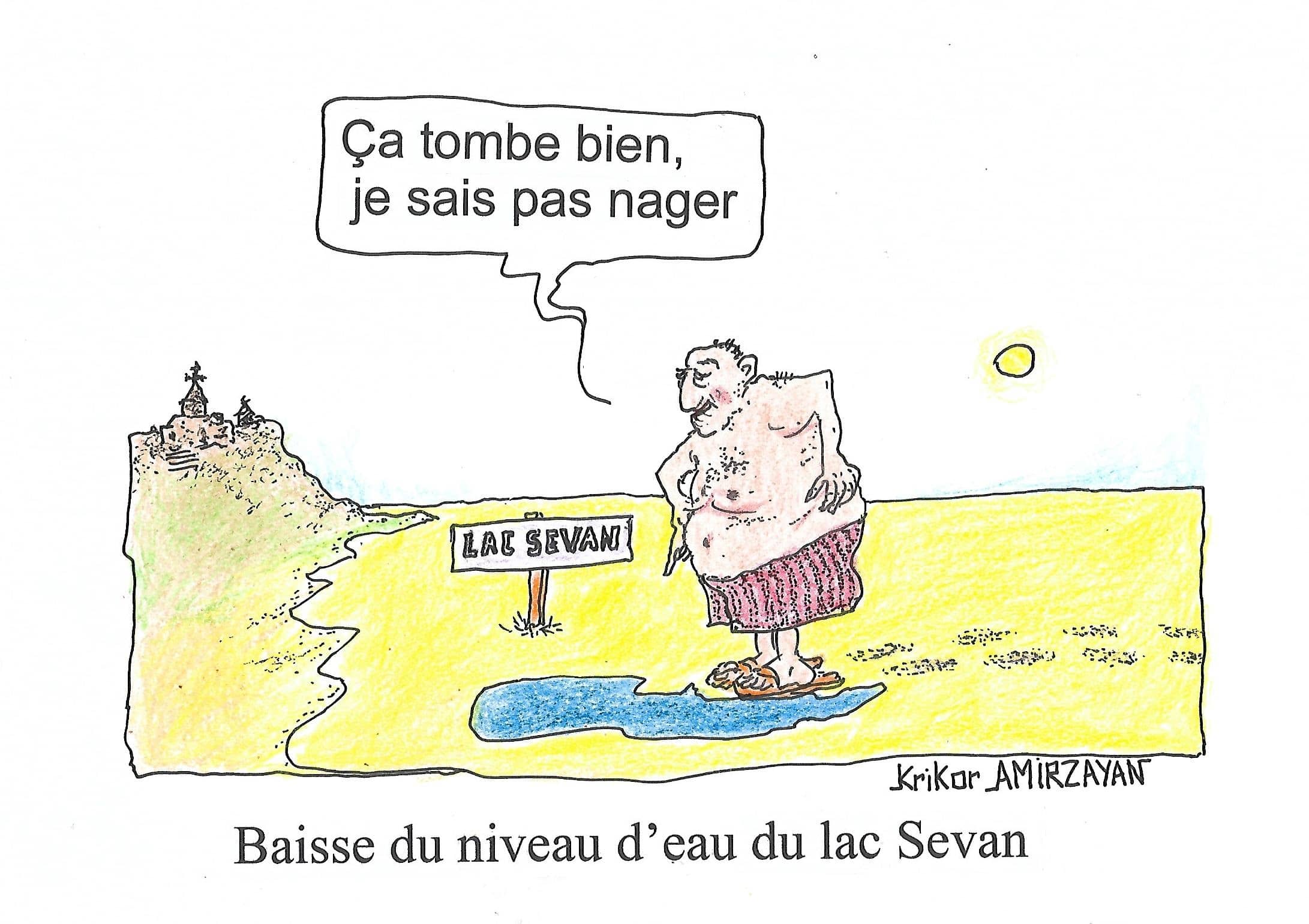 Niveau du lac Sevan inférieur de 16 cm à celui de l&rsquo;année dernière