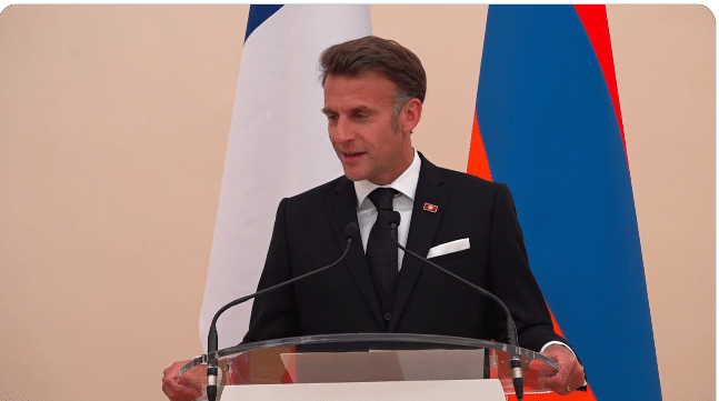Arménie : Macron salue son choix de la « paix » et de « se tourner vers l&rsquo;Europe »
