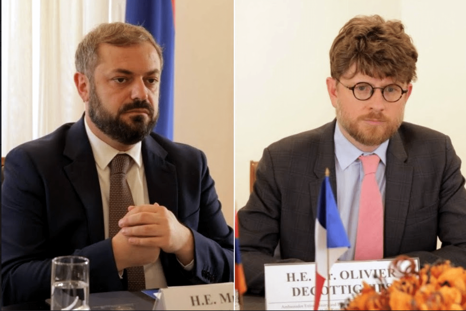 Papoyan et l&rsquo;ambassadeur de France ont discuté de la promotion des produits arméniens sur le marché français