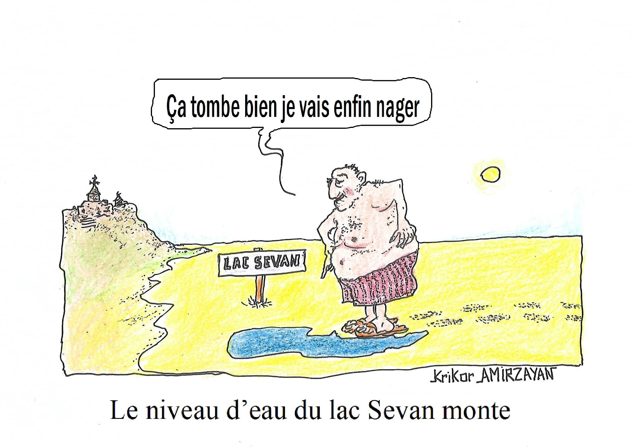 Le niveau du lac Sevan continue de monter