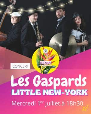 L&rsquo;Eté au CPA – Ouverture en musique avec Les Gaspards et Little New-York