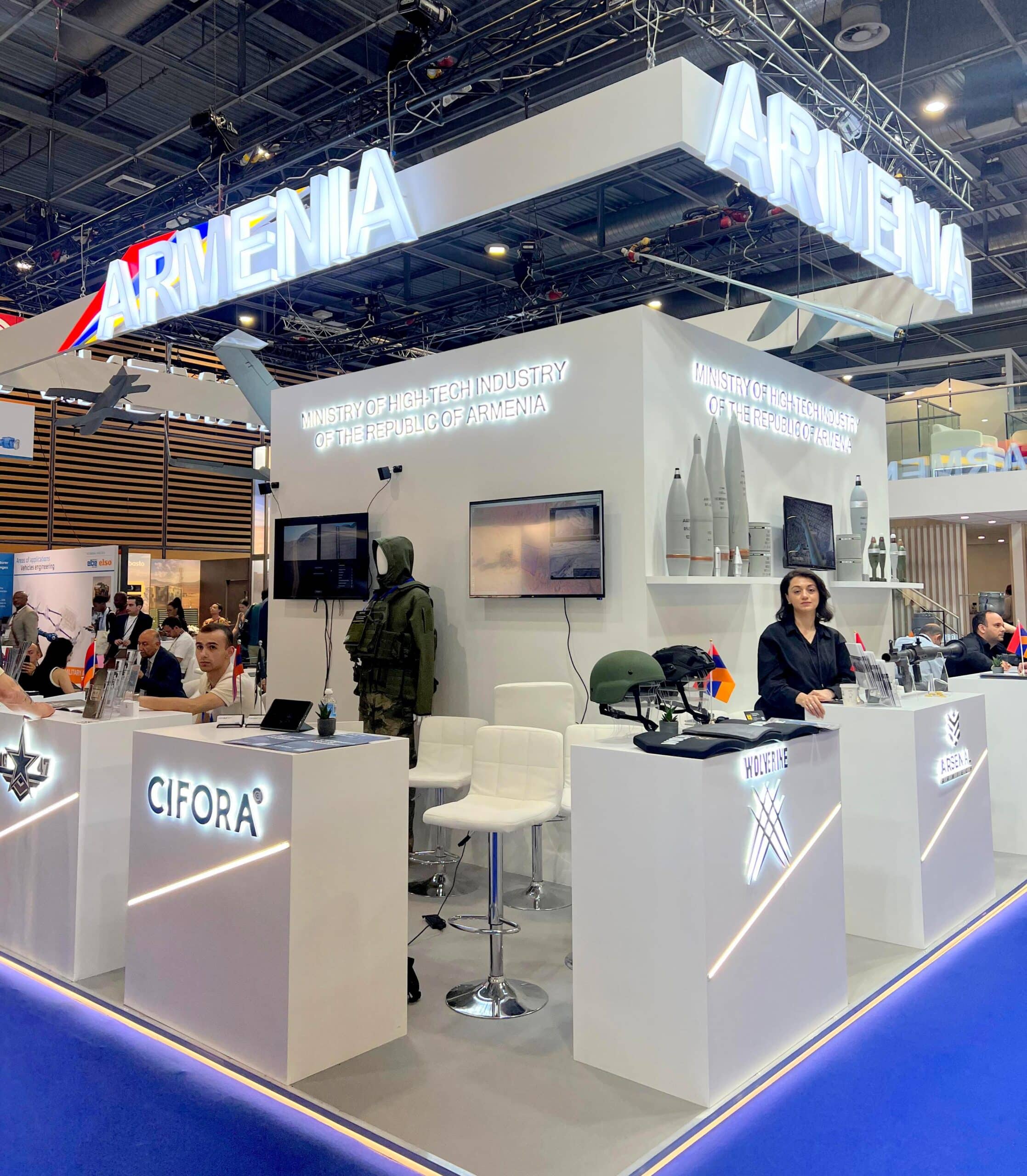 L&rsquo;Arménie au salon international de défense et de sécurité Eurosatory en photos