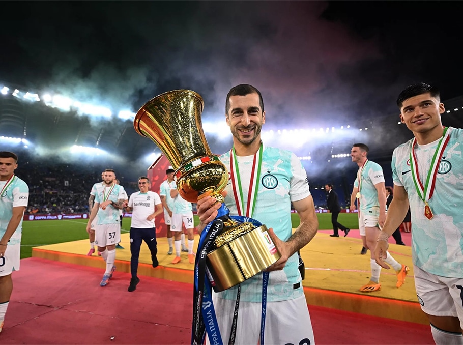 C’est officiel, l’Arménien Henrikh Mkhitaryan prolongera son contrat avec l&rsquo;Inter Milan d&rsquo;une année supplémentaire