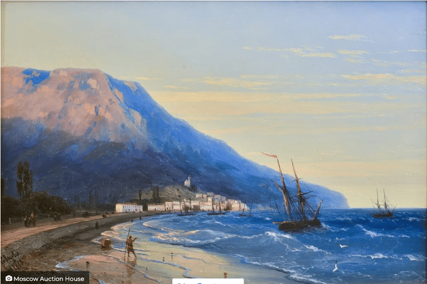 Un tableau d&rsquo;Aivazovsky devrait atteindre 420 000 dollars lors d&rsquo;une vente aux enchères à Moscou