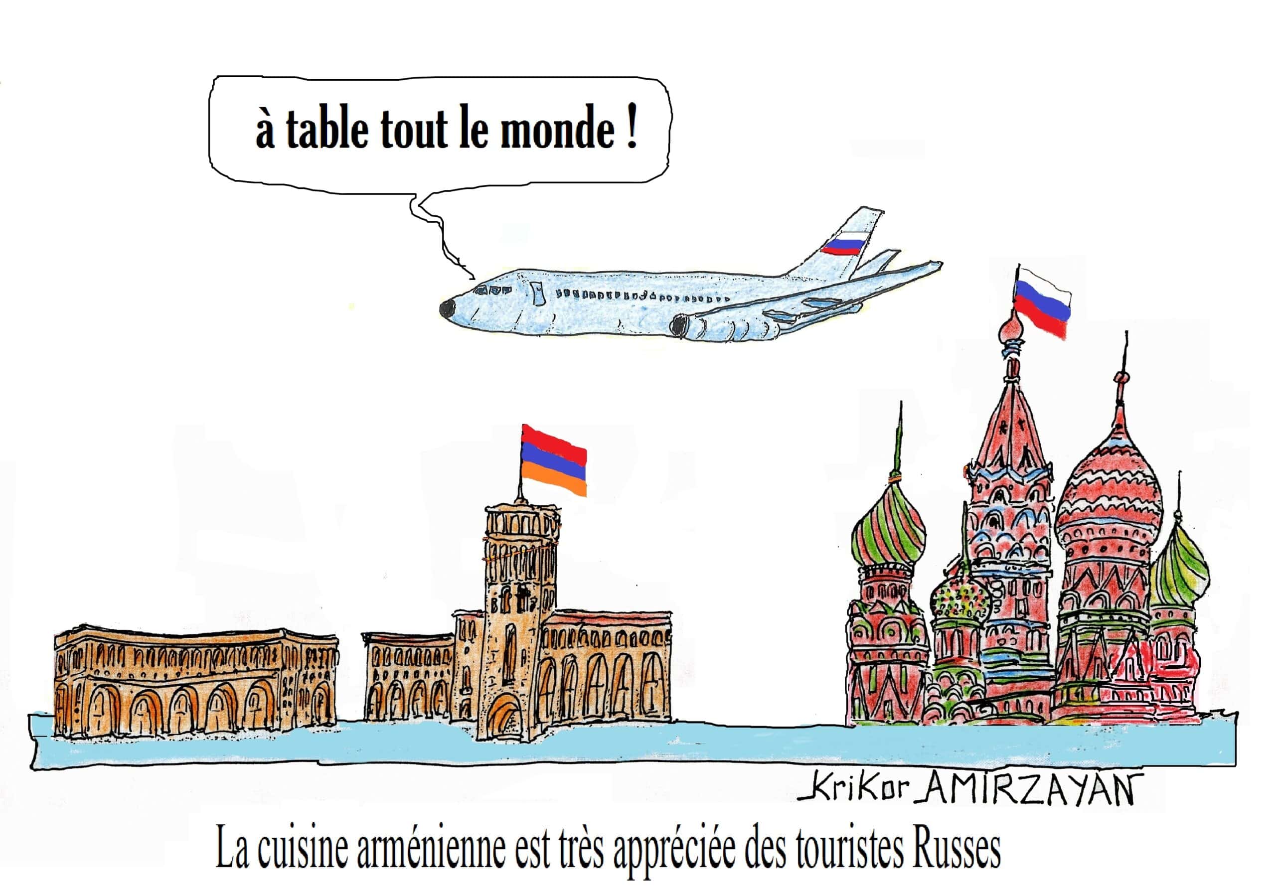 L&rsquo;Arménie est une destination de choix pour le tourisme gastronomique des Russes