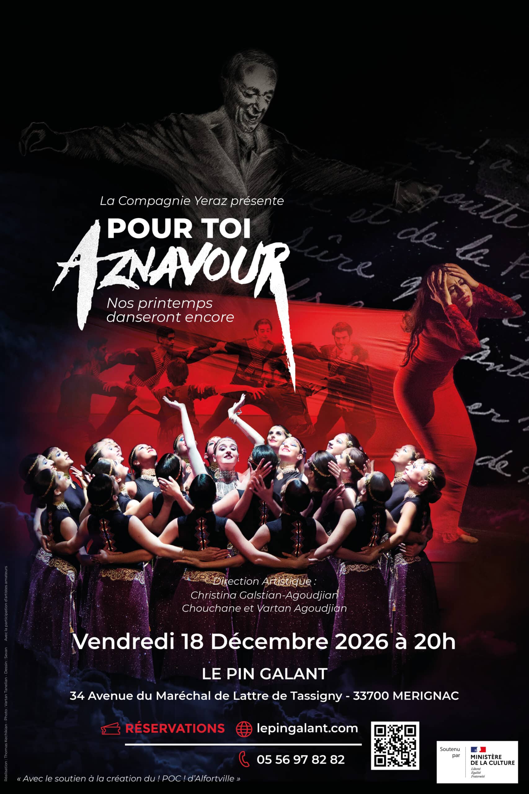 Le prochain spectacle de Yeraz à réserver