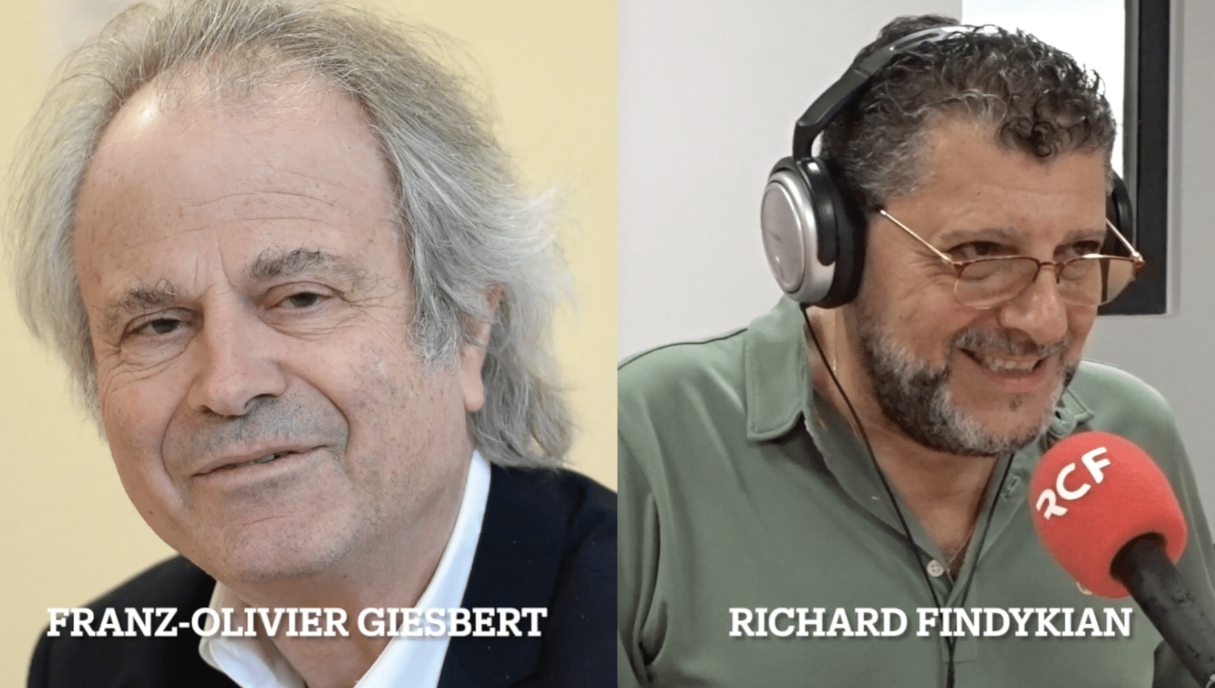 Richard Findykian reçoit Franz-Olivier Giesbert