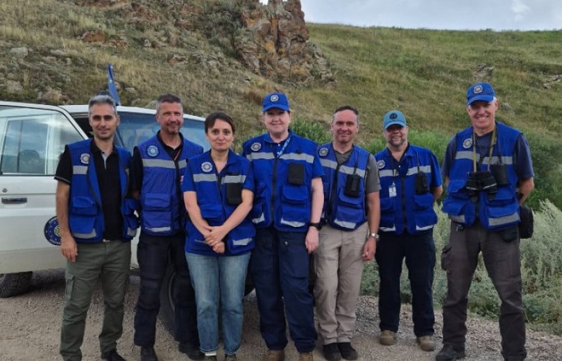 Visite du chef de mission d’observation de l&rsquo;UE en Arménie au centre d’observation de l’UE de Martouni