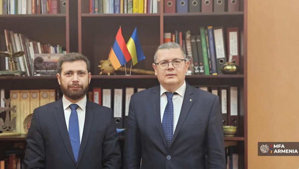 Vahan Kostanyan et Oleksandr Merezhko discutent du programme de coopération entre l&rsquo;Arménie et l&rsquo;Ukraine