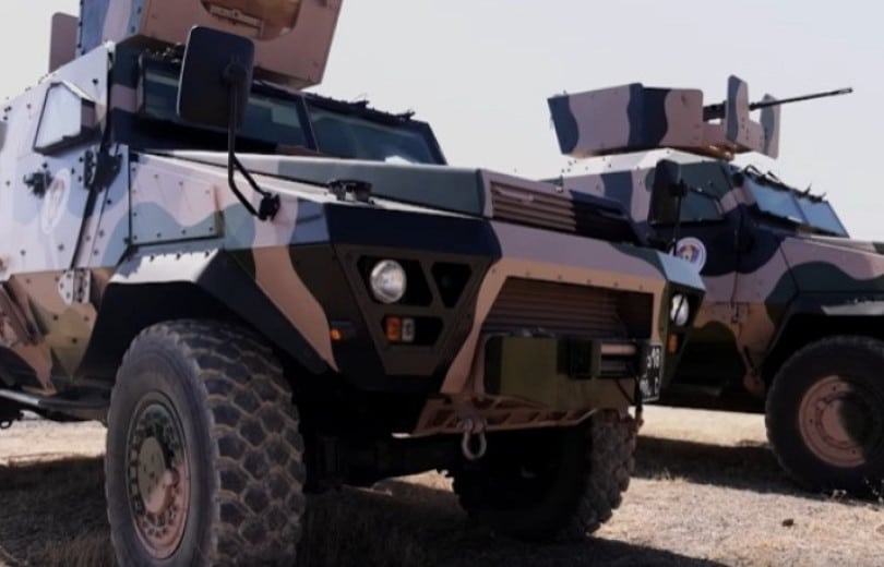 Entraînement d&rsquo;une unité des forces spéciales de l&rsquo;armée d&rsquo;Arménie avec des véhicules blindés de fabrication française « Bastion »