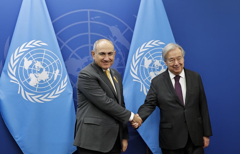 Le Premier ministre arménien Nikol Pachinian et le Secrétaire général de l’ONU Antonio Guterres ont échangé leurs points de vue sur le renforcement de la paix entre l&rsquo;Arménie et l&rsquo;Azerbaïdjan